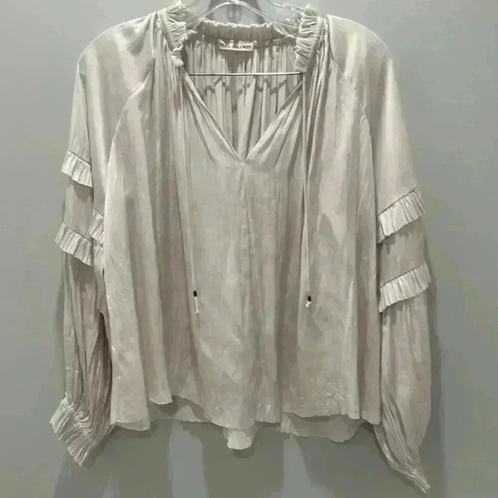 ULLA JOHNSON Carolina Blouse, Size XS - Picture 6 of 8